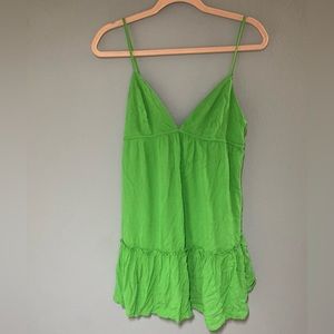 Garage NWOT green summer dress